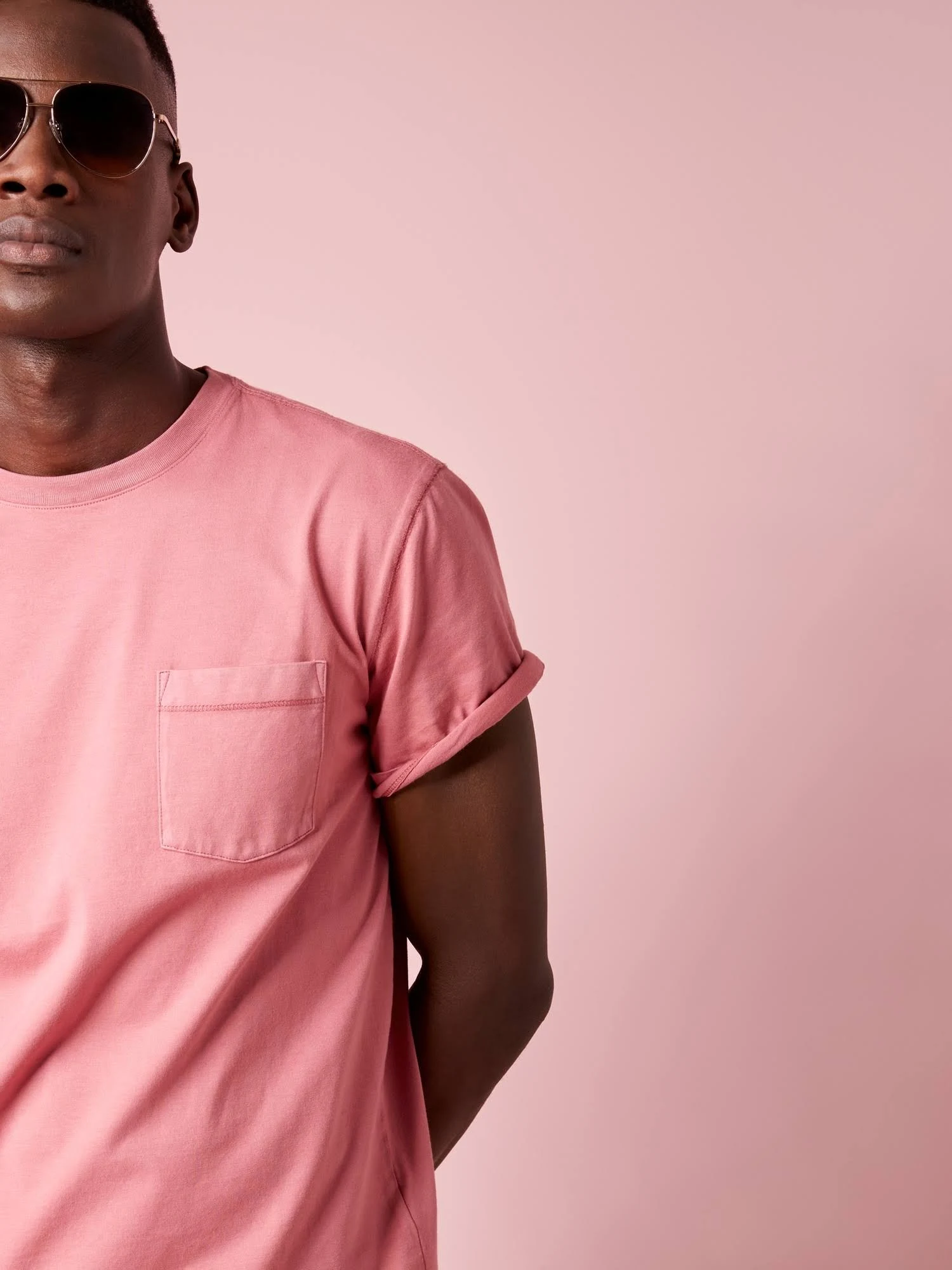 Banana Republic Men's Authentic Supima Crew-Neck T-Shirt Raspberry Sorbet Tall Size XL