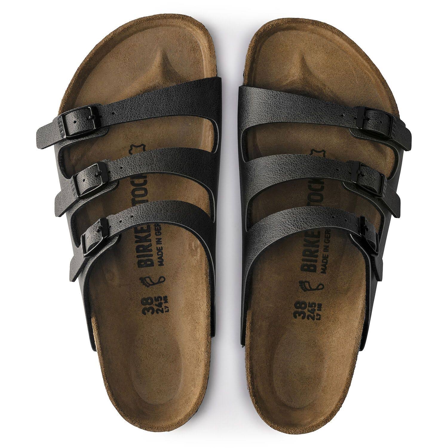 Birkenstock Florida Fresh Birko-Flor Anthracite Women's 42