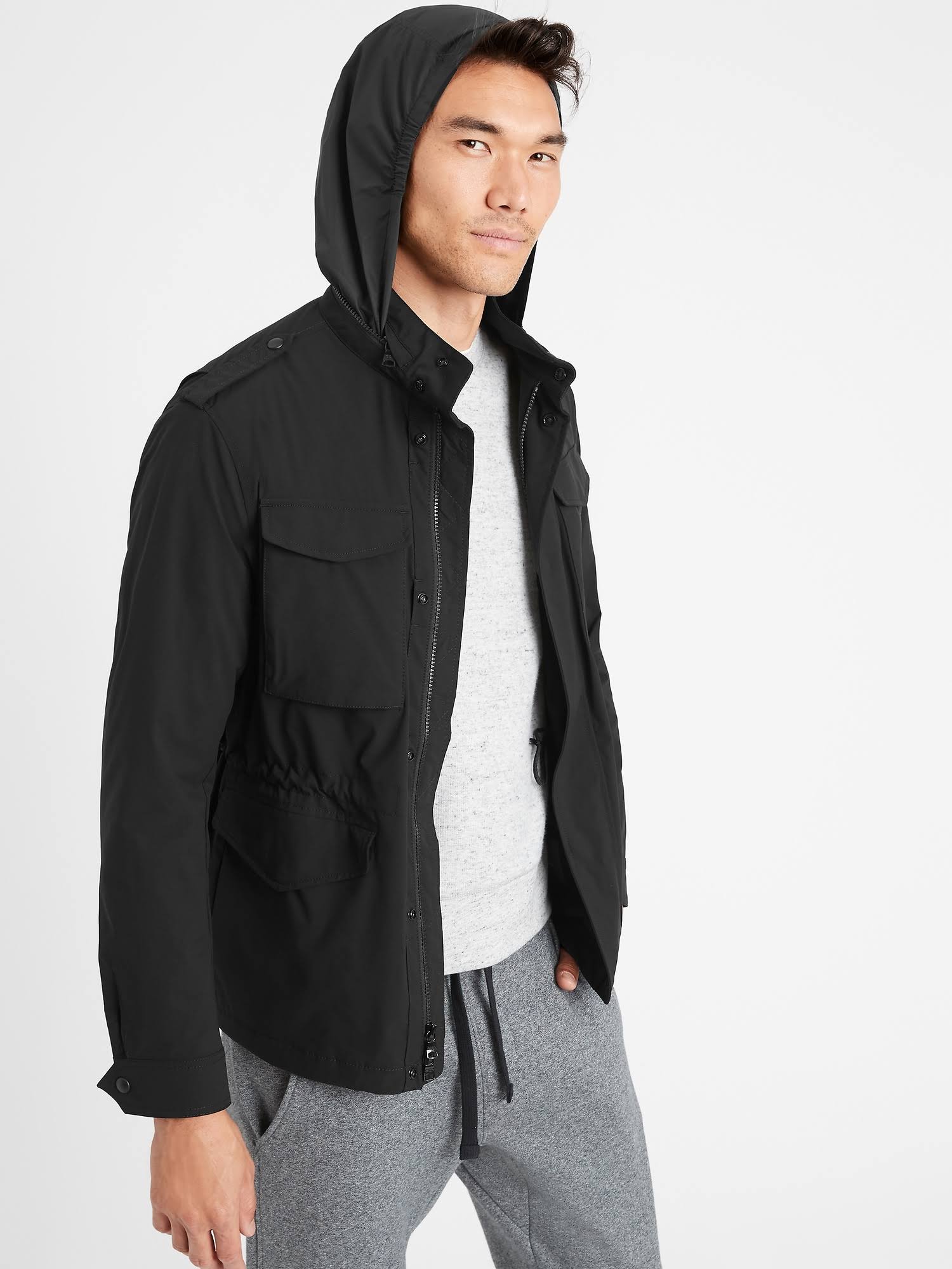 Banana Republic Men's Motion Tech Field Jacket Black Size L
