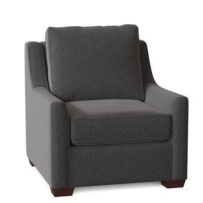 L? A 33x22 Wide Armchair Birch Lane Body Fabric: Anthem Charcoal