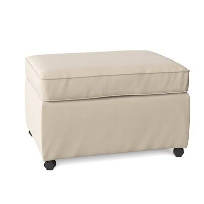 Birch Lane Manning 28x22 Rectangle Standard Ottoman Body Fabric: Oakley Ivory
