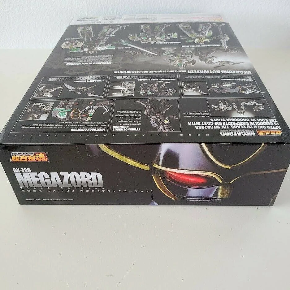 Power Rangers Soul of Chogokin GX-72B Megazord Action Figure [Black version]