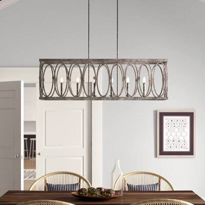 Gabel 6 - Light Kitchen Island Linear Pendant Birch LANE?