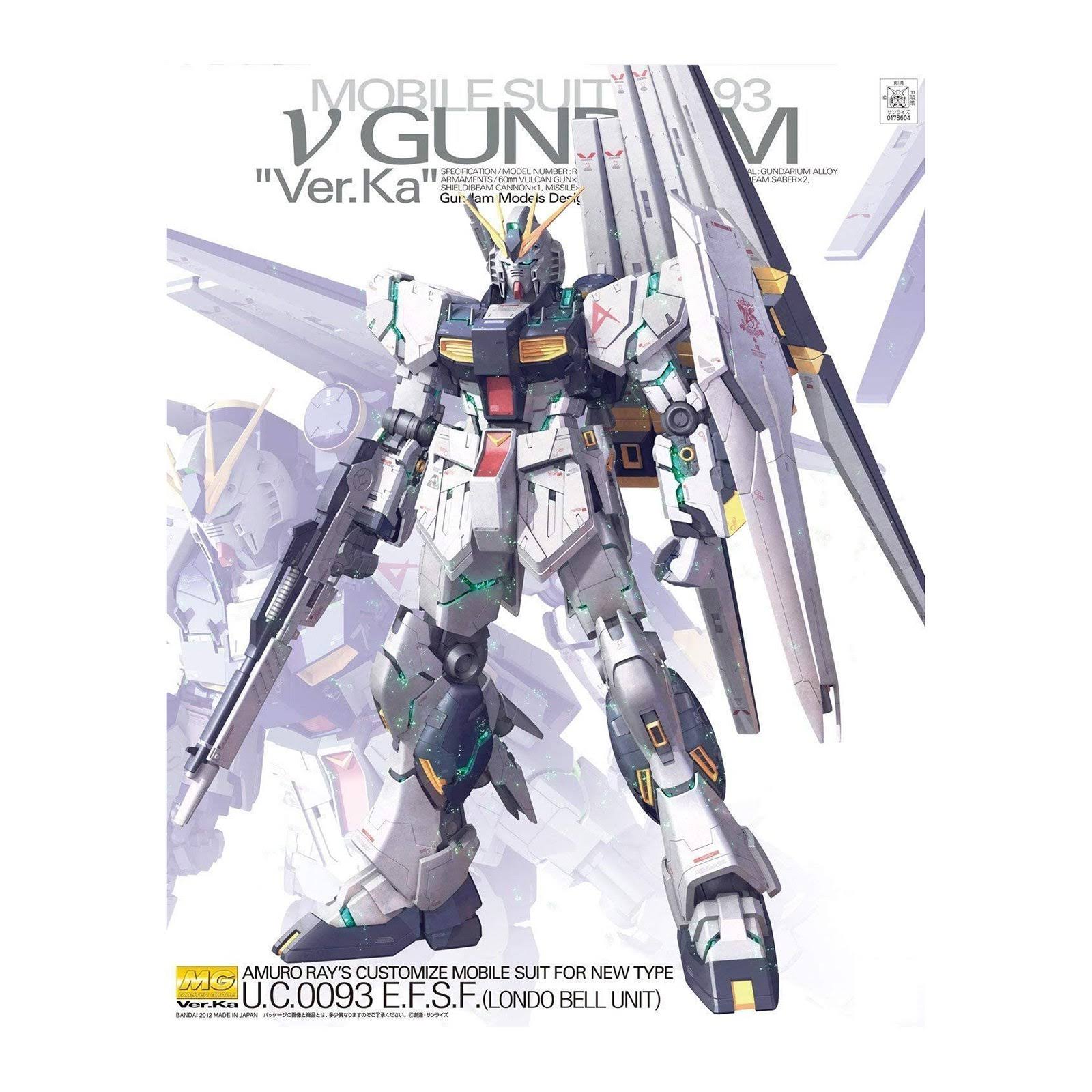 Bandai - 1/100 Nu Gundam Ver. KA mg - 5055454