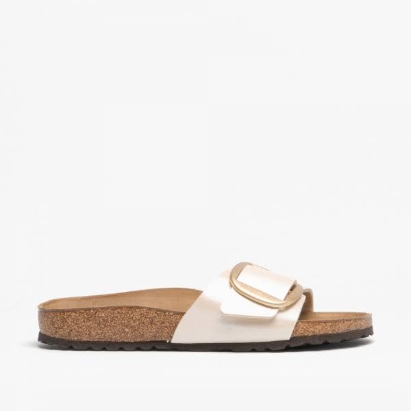 Birkenstock Madrid Big Buckle Narrow gracefull Pearl White Birkoflor 42 EU / Narrow