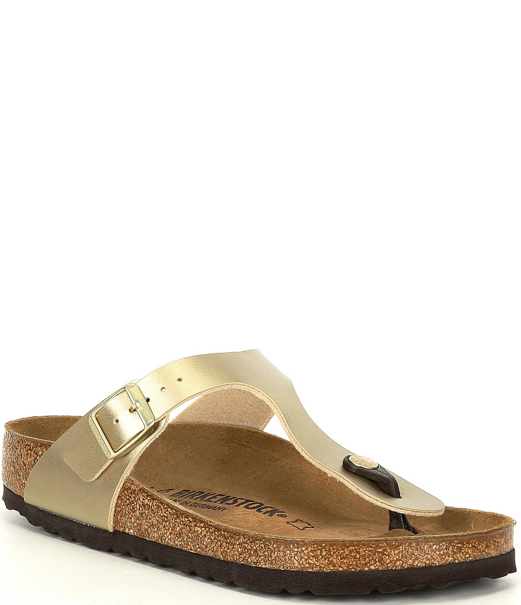 Birkenstock Women's Gizeh Birko-Flor Gold / 42
