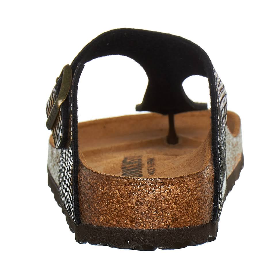 Birkenstock Gizeh MF Sandals Brown Women, Size 37.0