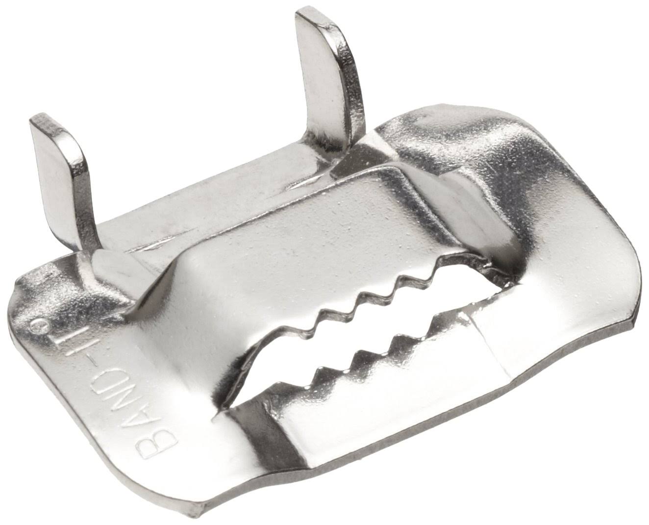 Band-It C45499 316 Stainless Steel Ear-Lokt Buckle, 1.3cm Width, 100 per Box