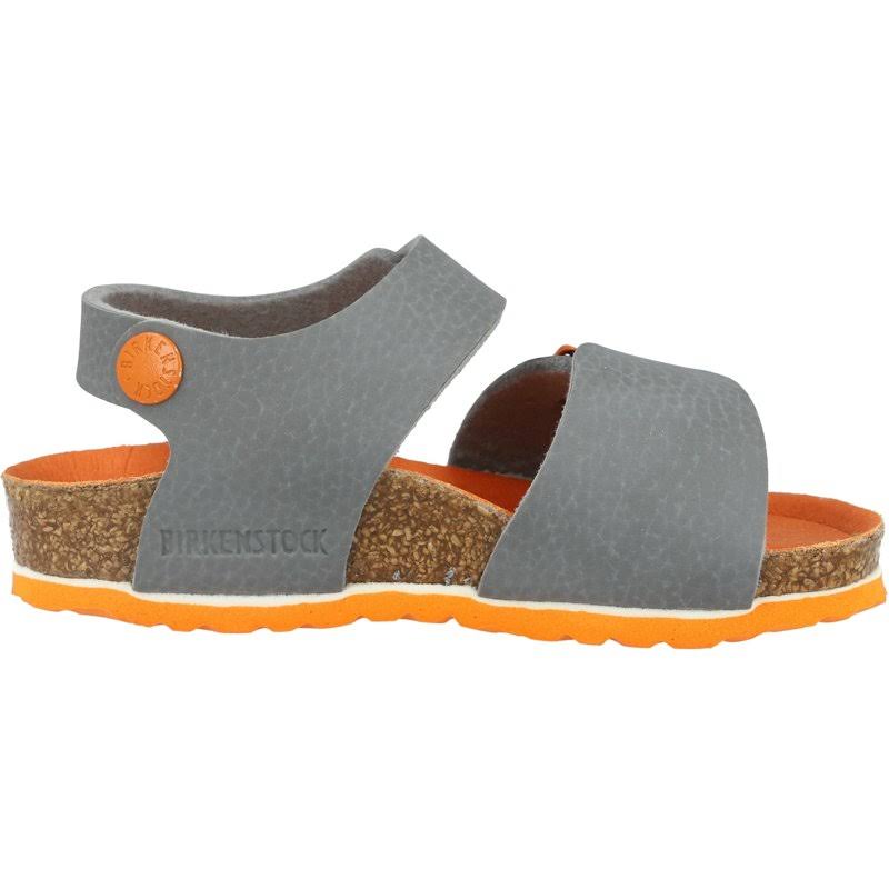 Birkenstock New York Birko Flor Narrow Kids Sandals - Desert Soil Vibrant Gray