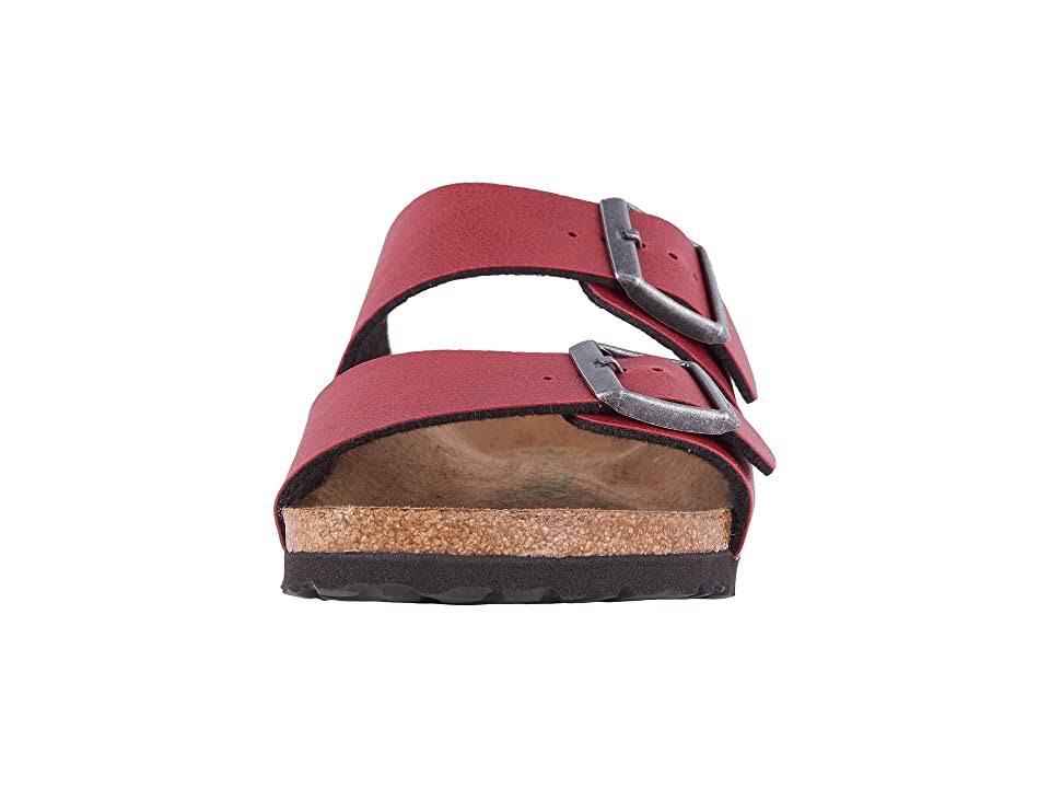 Birkenstock Arizona Vegan Bordeaux Pull Up Birko-Flor / 39 / Narrow