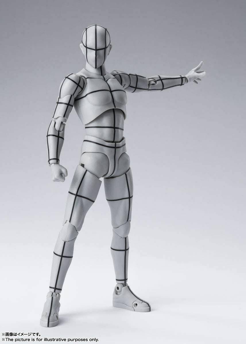 Male Body Kun Wireframe Gray Color Ver. S.H.Figuarts Action Figure