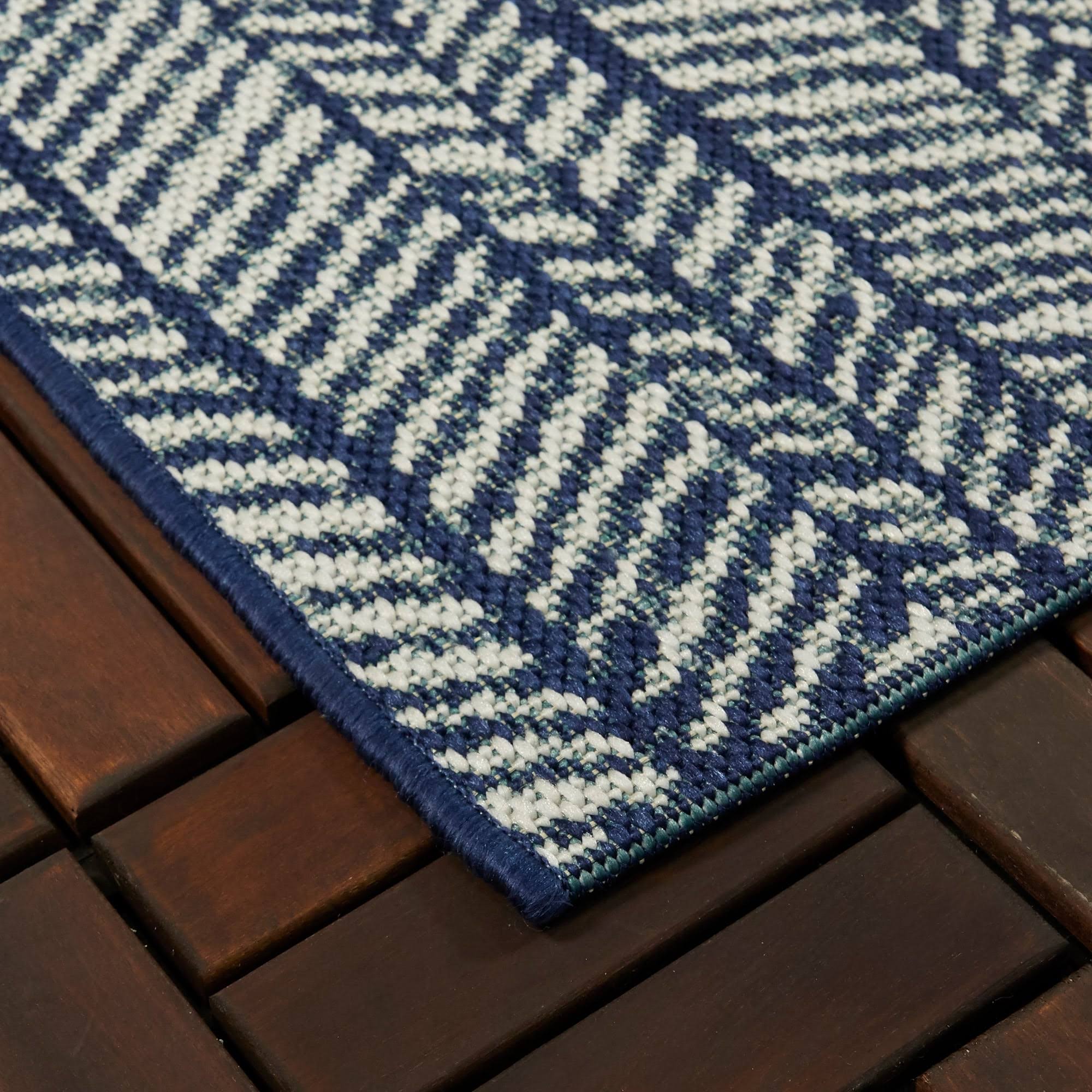 BALTA Yates Dark Brown 8 ft. x 10 ft. Contemporary Indoor/Outdoor Area Rug