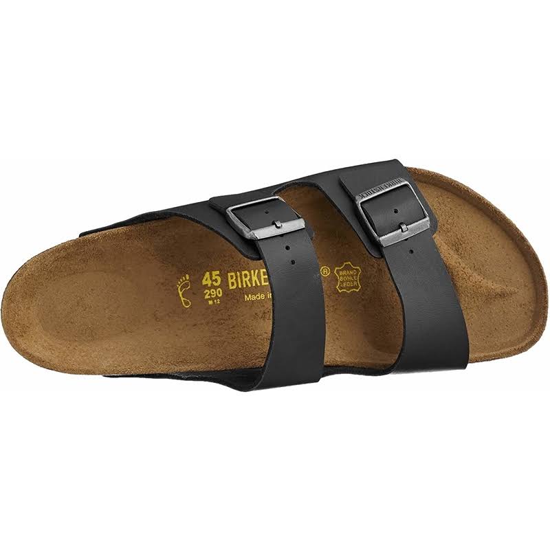 Birkenstock Adult Arizona Black Birko-Flor Flat Sandals