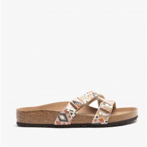 Birkenstock Women's Yao Balance Birko-Flor Sandals Ethno Mocha 7.5