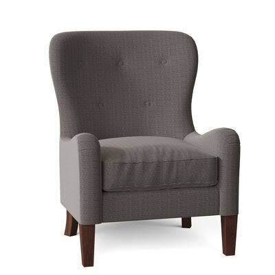 Gilliam 32x22 Wide Tufted Down Cushion Armchair Birch Lane Body Fabric: Zula Charcoal