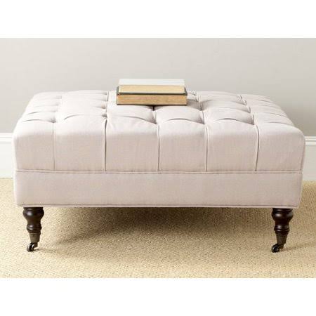 Darby Home Co Holsey Cocktail Ottoman; Taupe (Brown)