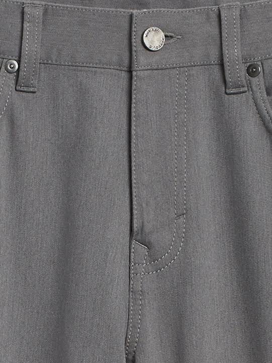 Banana Republic Men's Skinny Heathered Traveler Pant Smoke Gray Tall Size 38W 36L