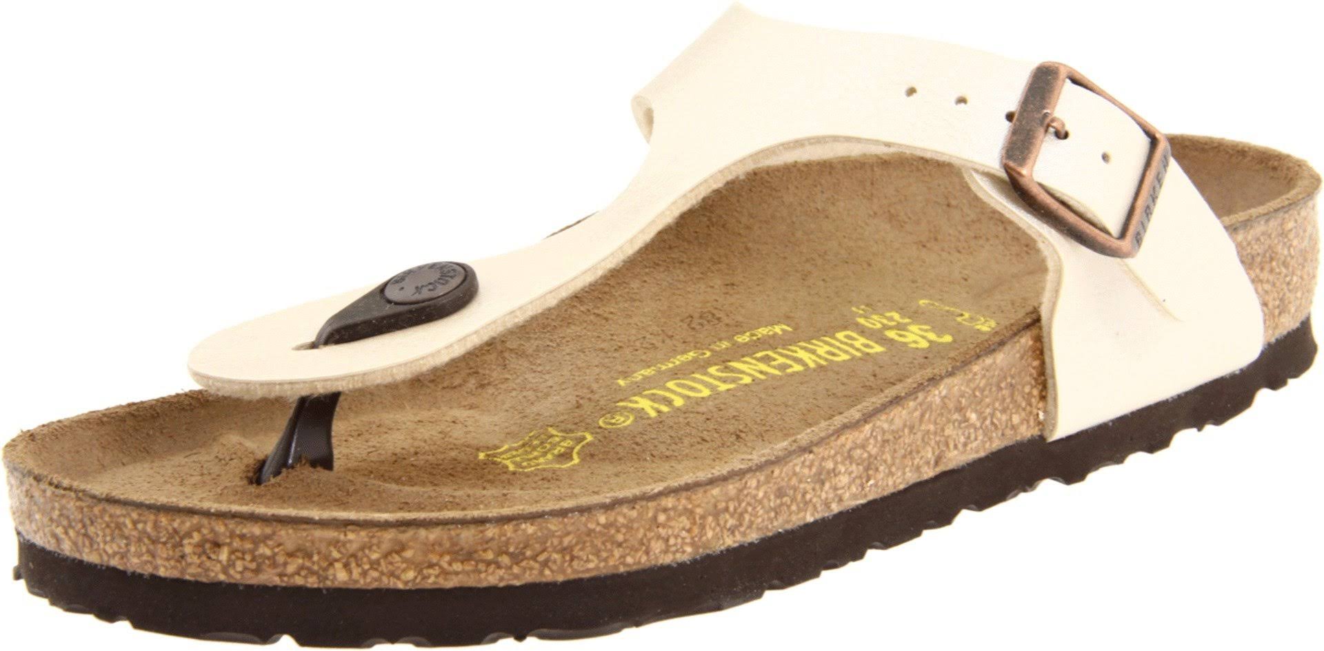 Birkenstock Women's Gizeh Sandal - 36 Narrow - Antique Lace Birko-Flor