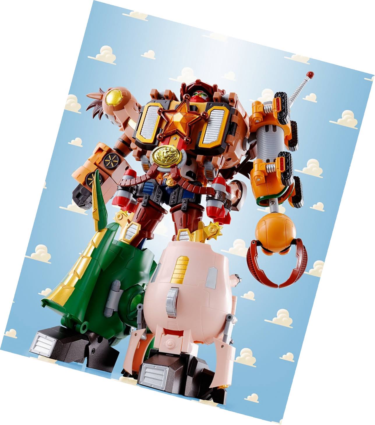 Toy Story Combination Action Figure - Woody Robo Sheriff Star Chogokin