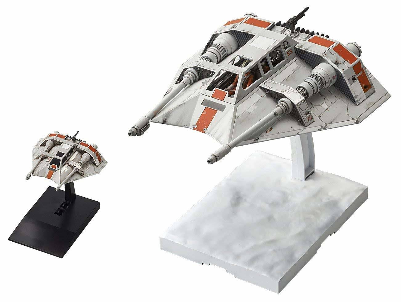 Bandai Star Wars 1/48 & 1/144 Snowspeeder Set Plastic Model Kit New F