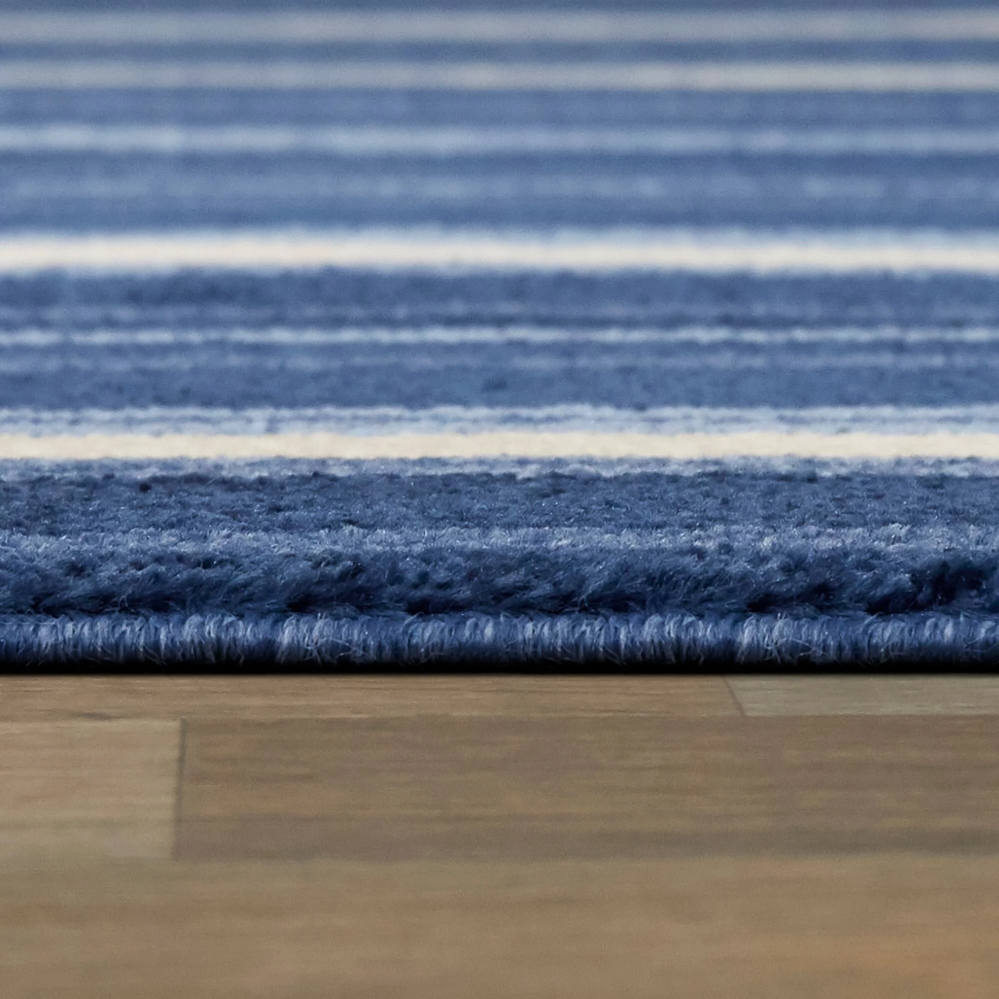 Balta Aubrey Blue 8 ft. x 10 ft. Classic Stripe Area Rug