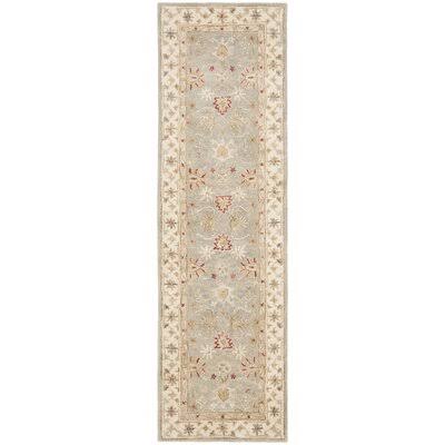 Charlton Home Otwell Blue/Beige Area Rug - Rug Size: Runner 2&3x22 x 8&
