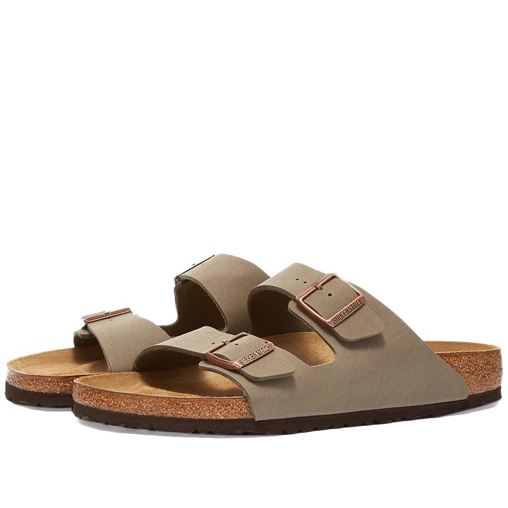 Birkenstock Arizona Birko Flor Sandals - Stone