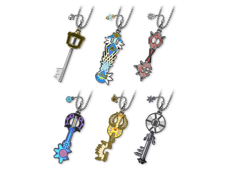 Kingdom Hearts Keyblade Collection Vol. 3 Box of 6 Keychains
