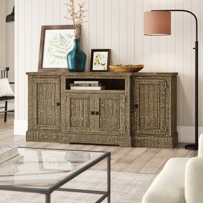 Birch Lane Wanston Solid Wood TV Stand for TVs Up to 78 Inches