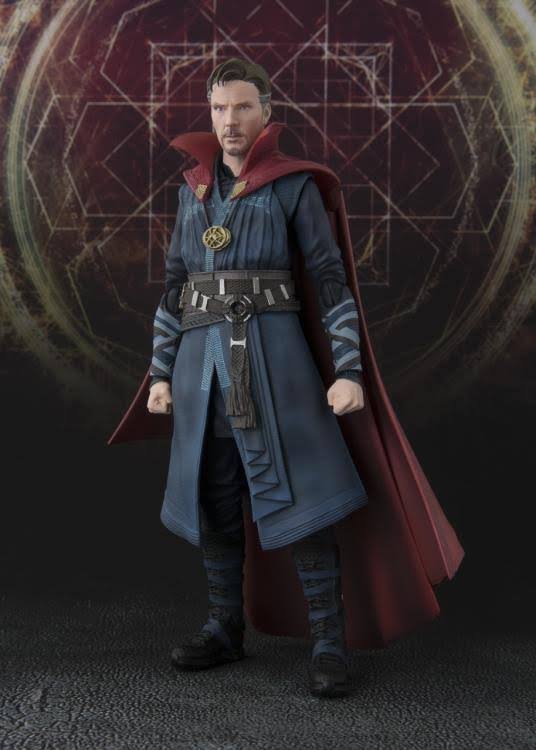 Doctor Strange S.H. Figuarts Action Figure Doctor Strange & Burning Flame Set 15 cm