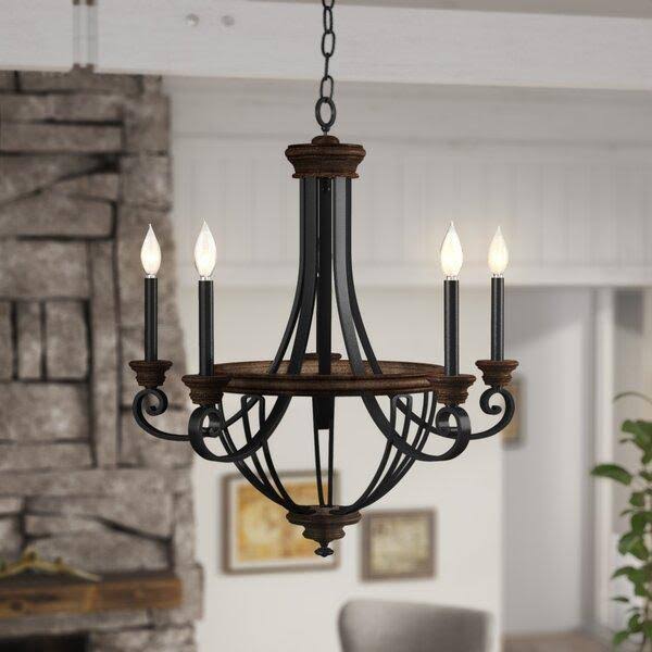 Nanteuil 5 - Light Candle Style Empire Chandelier