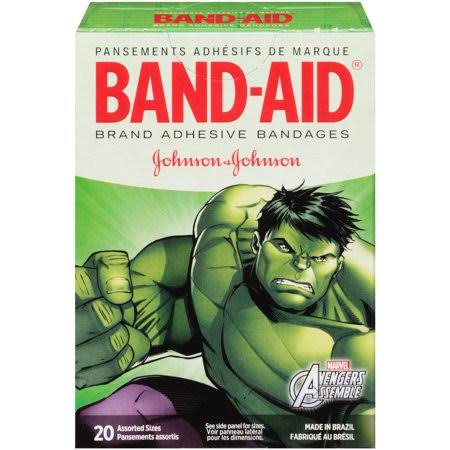 Band-aid, Adhsv Marvel Avengers Astd, Box of 20