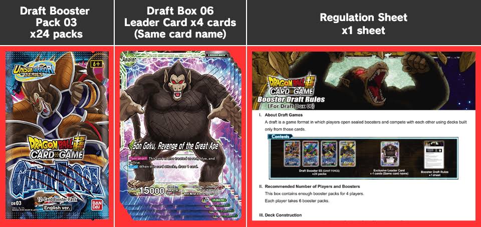 Dragon Ball Super: Draft Box 6 - Giant Force