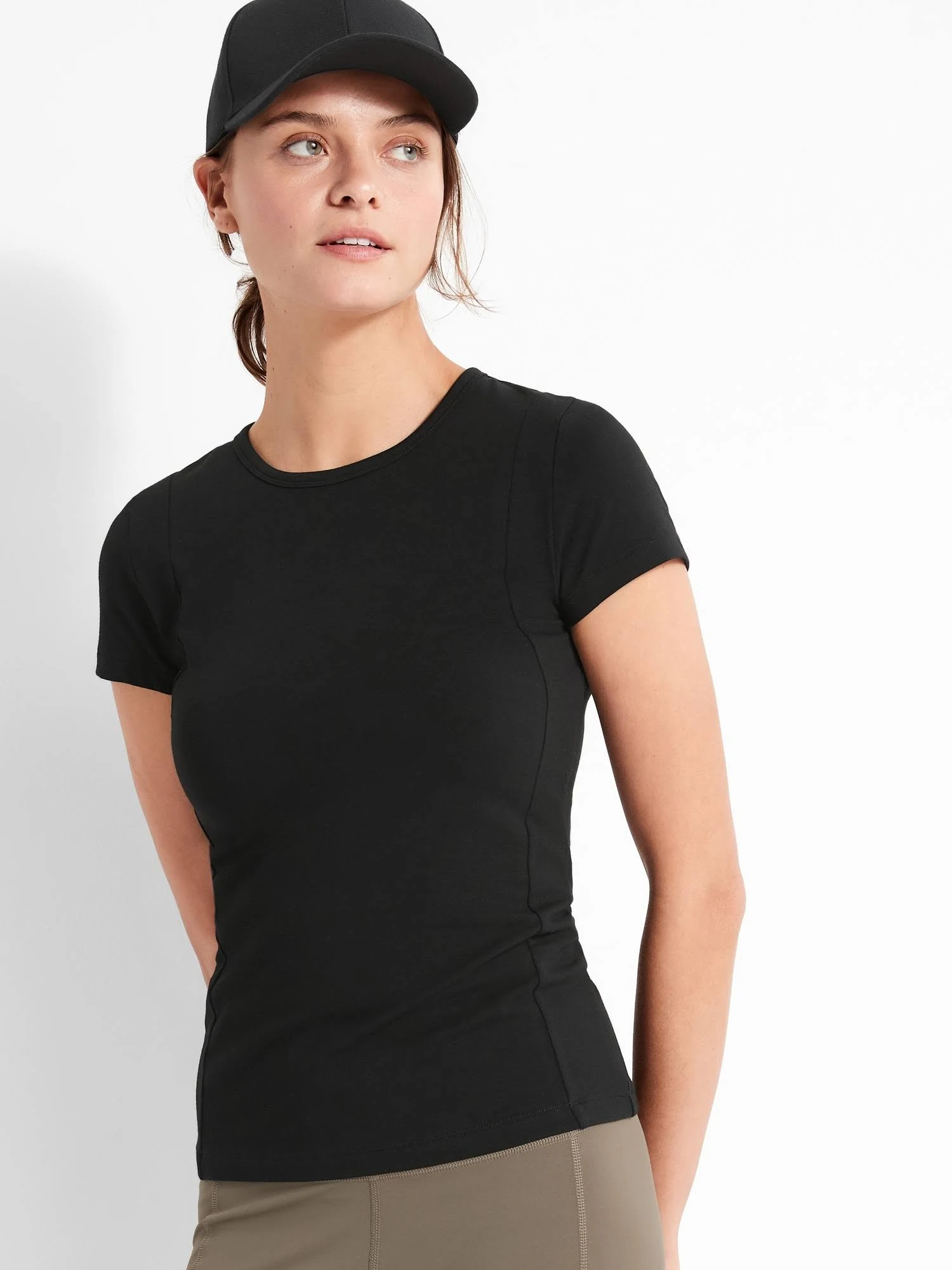 Banana Republic Women's Contour T-Shirt Black Size XXL