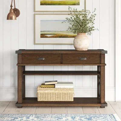 Bridget 48x22 Solid Wood Console Table Birch Lane