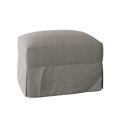 Birch Lane Young 29x22 Rectangle Standard Ottoman Body Fabric: Hanover Concrete