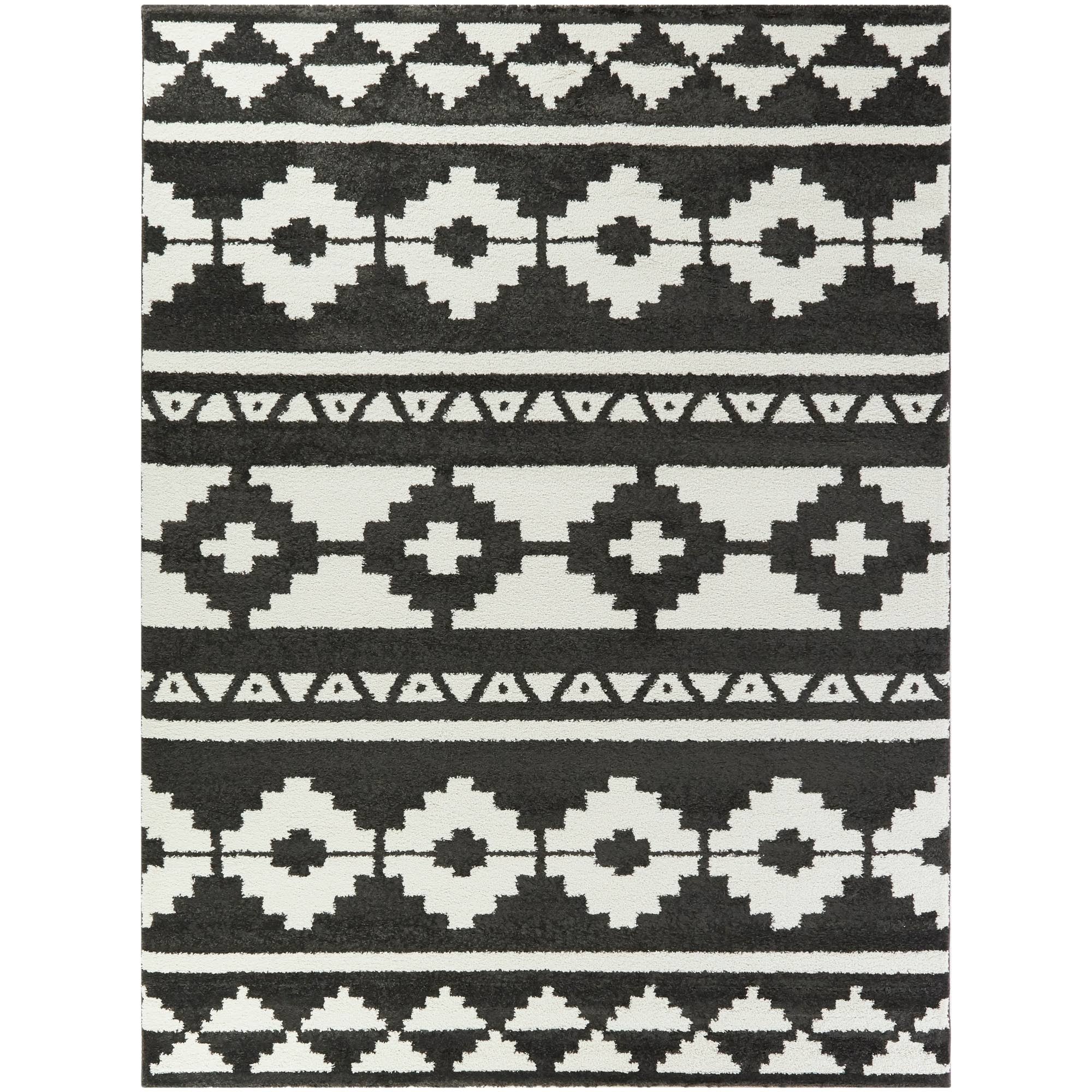 Karine Geometric Indoor Area Rug - 2& x 7& Runner - Cream