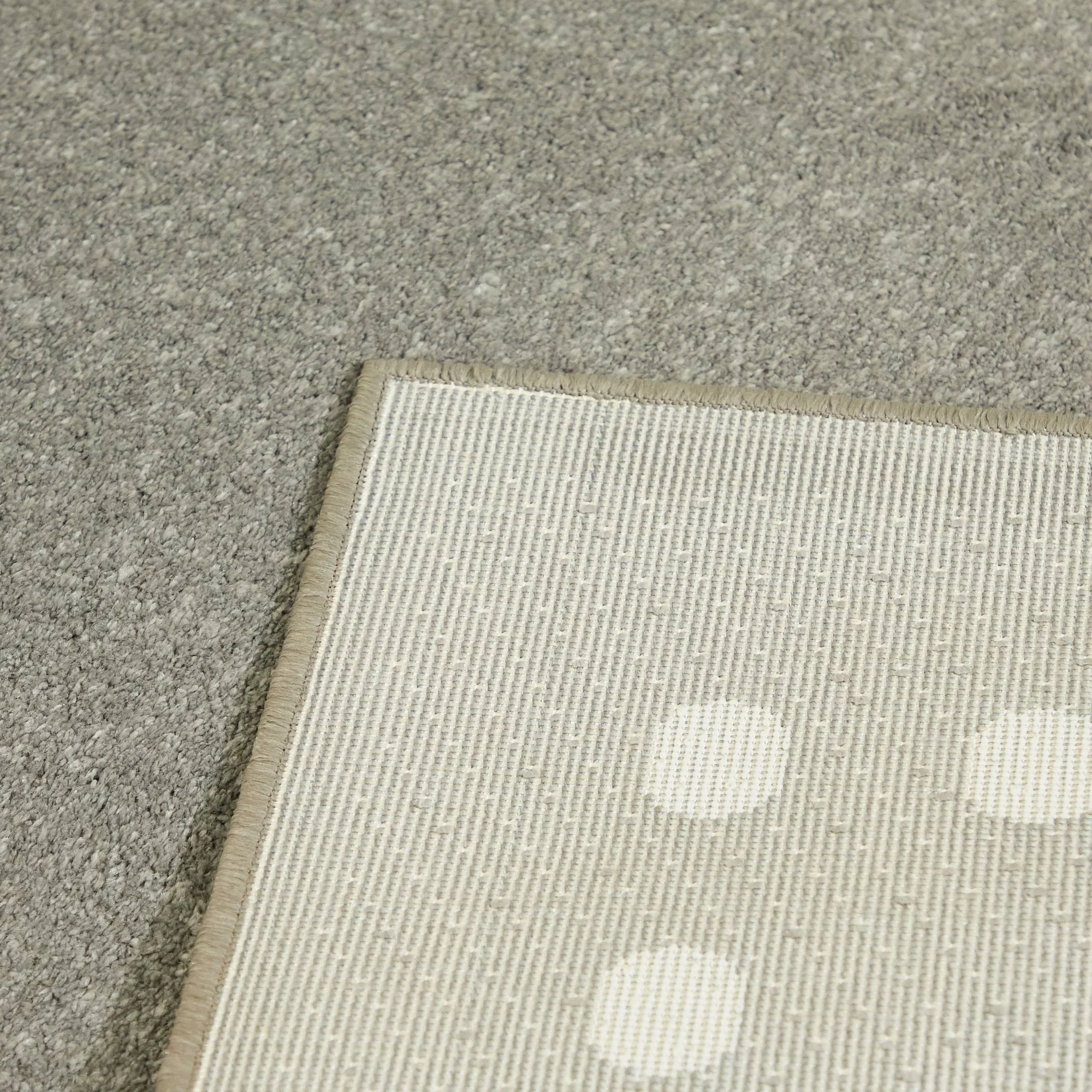 Balta Fontaine Grey 5 ft. x 7 ft. Dot Border Area Rug