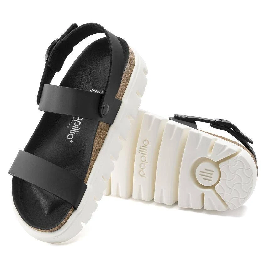 Birkenstock Women's Cameron Birko-Flor Chunky Damasko Sandals Black N 36