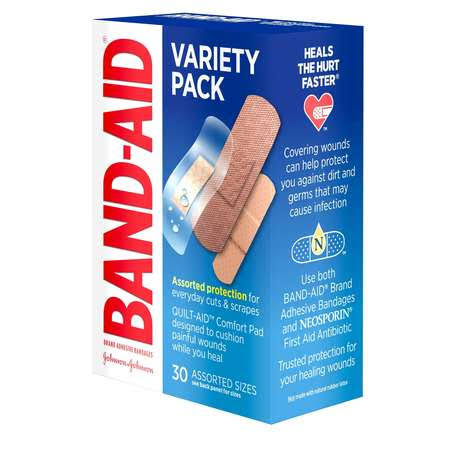 Band Aid Vppk, 30 Count (4-6 Pack)