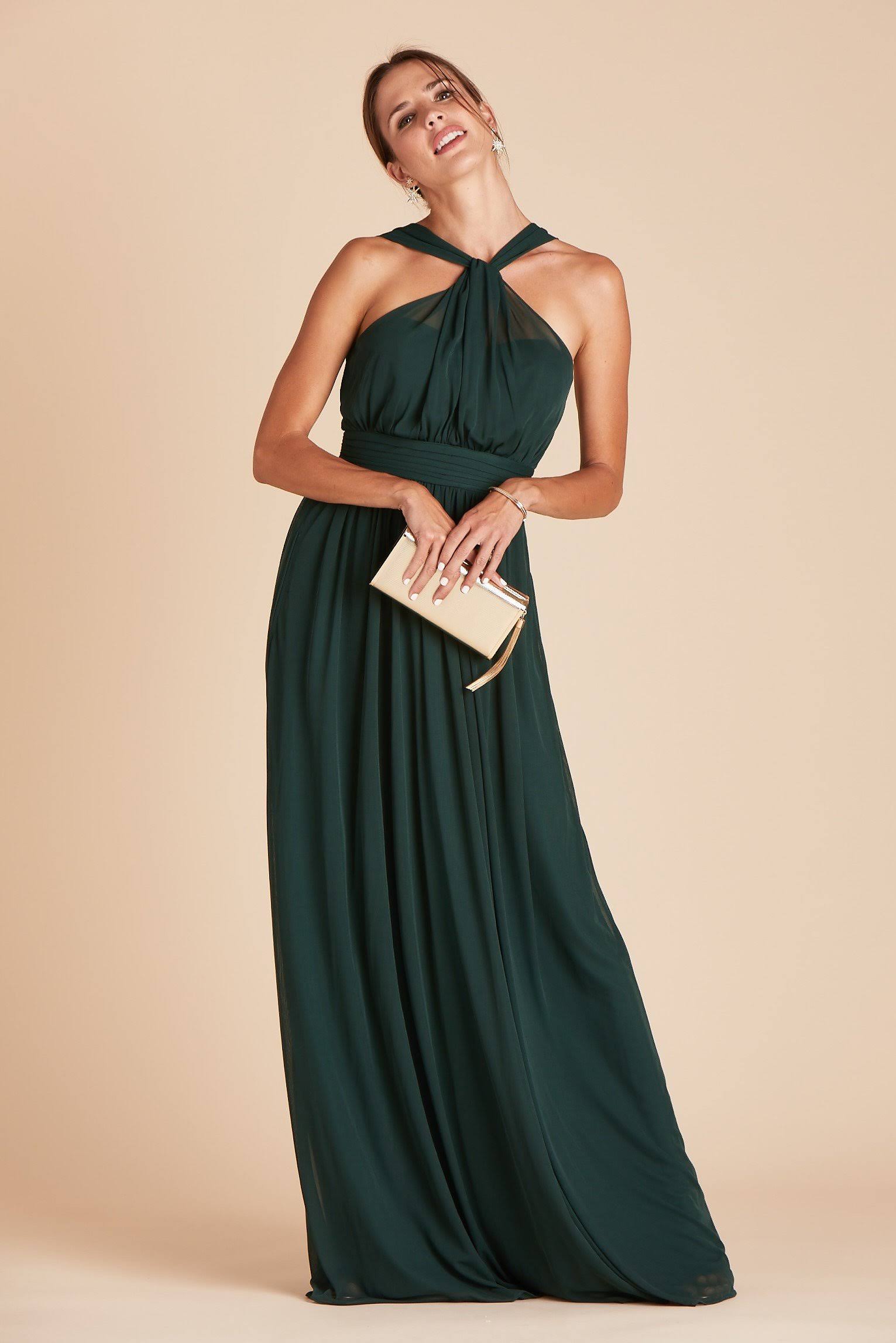 Birdy Grey Kiko Bridesmaid Dress in Emerald XXL / Emerald