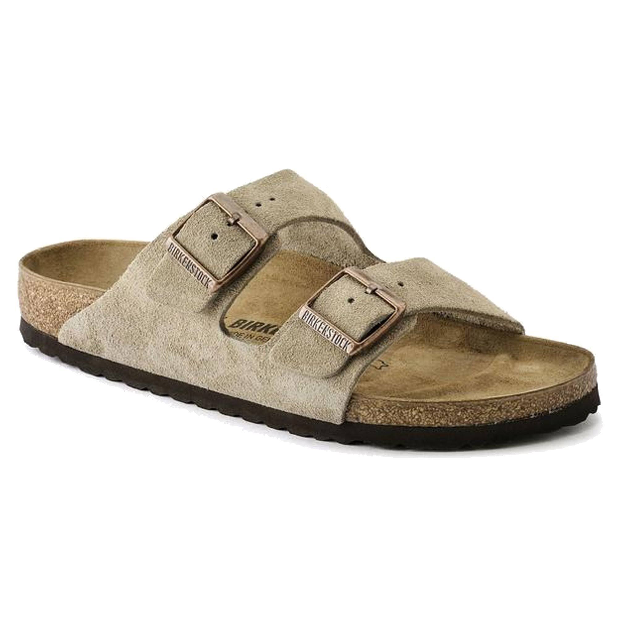 Birkenstock Arizona Sandal - 40 - Taupe Suede