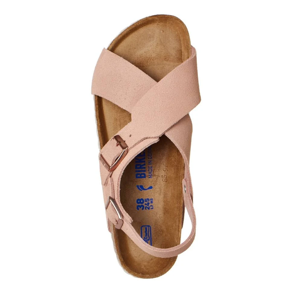 Birkenstock Tulum Suede Leather Light Rose Back-Strap Sandals