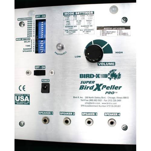 Bird-X SBXP-PRO 2 Sonic Bird Repeller