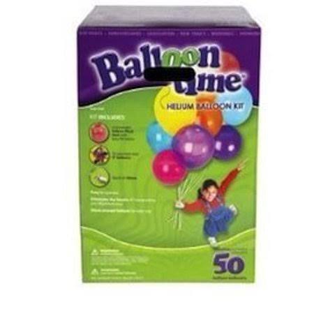 Helium Tank Balloon Time Kit 50 Each Total 200 Balloons (Pack of 4)