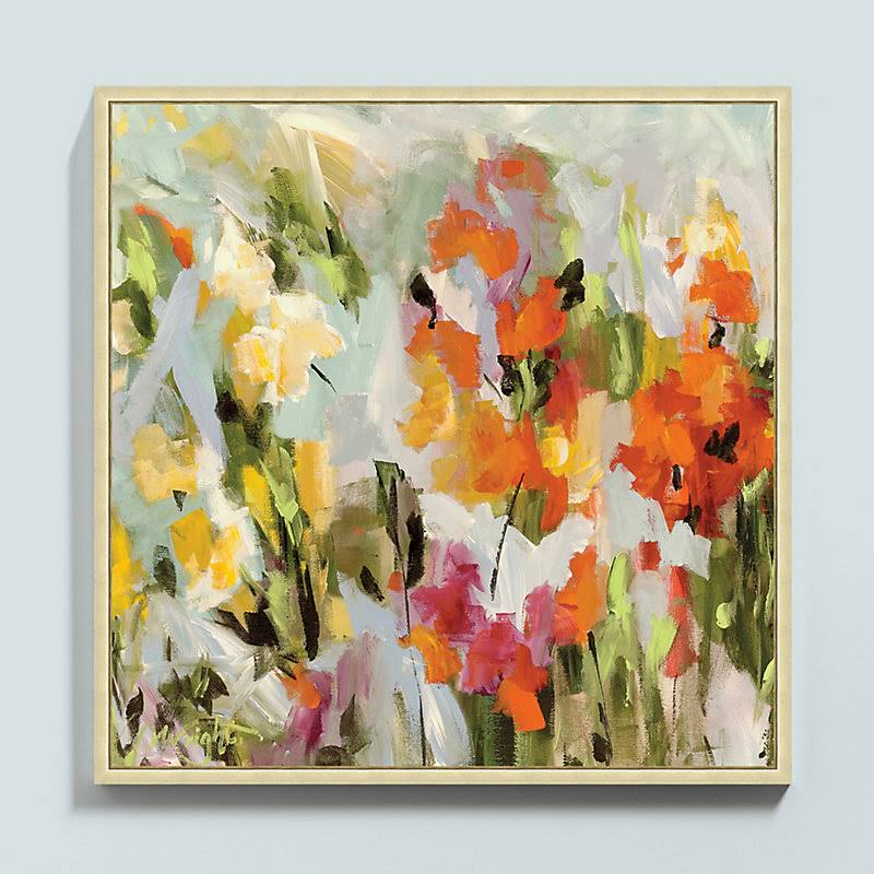 Song of The Wildflower Framed Canvas 40x22 x 40x22 - Ballard Designs