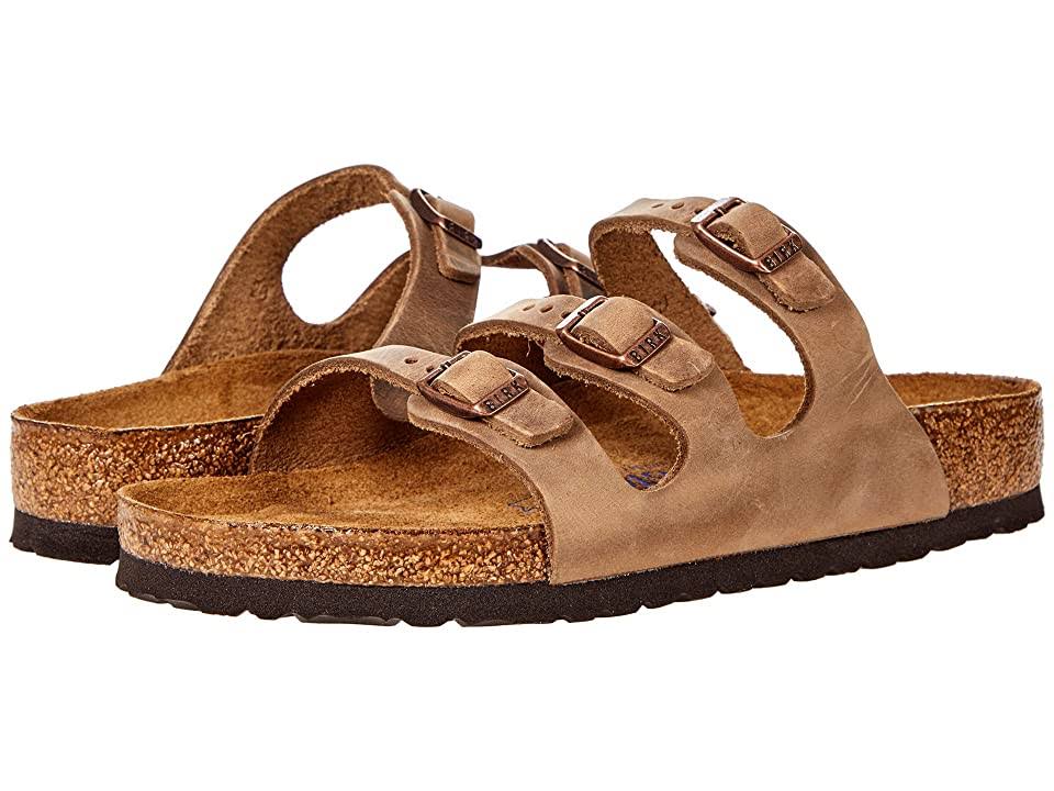 Birkenstock Women's Florida Soft Footbed Oiled Leather Sandals