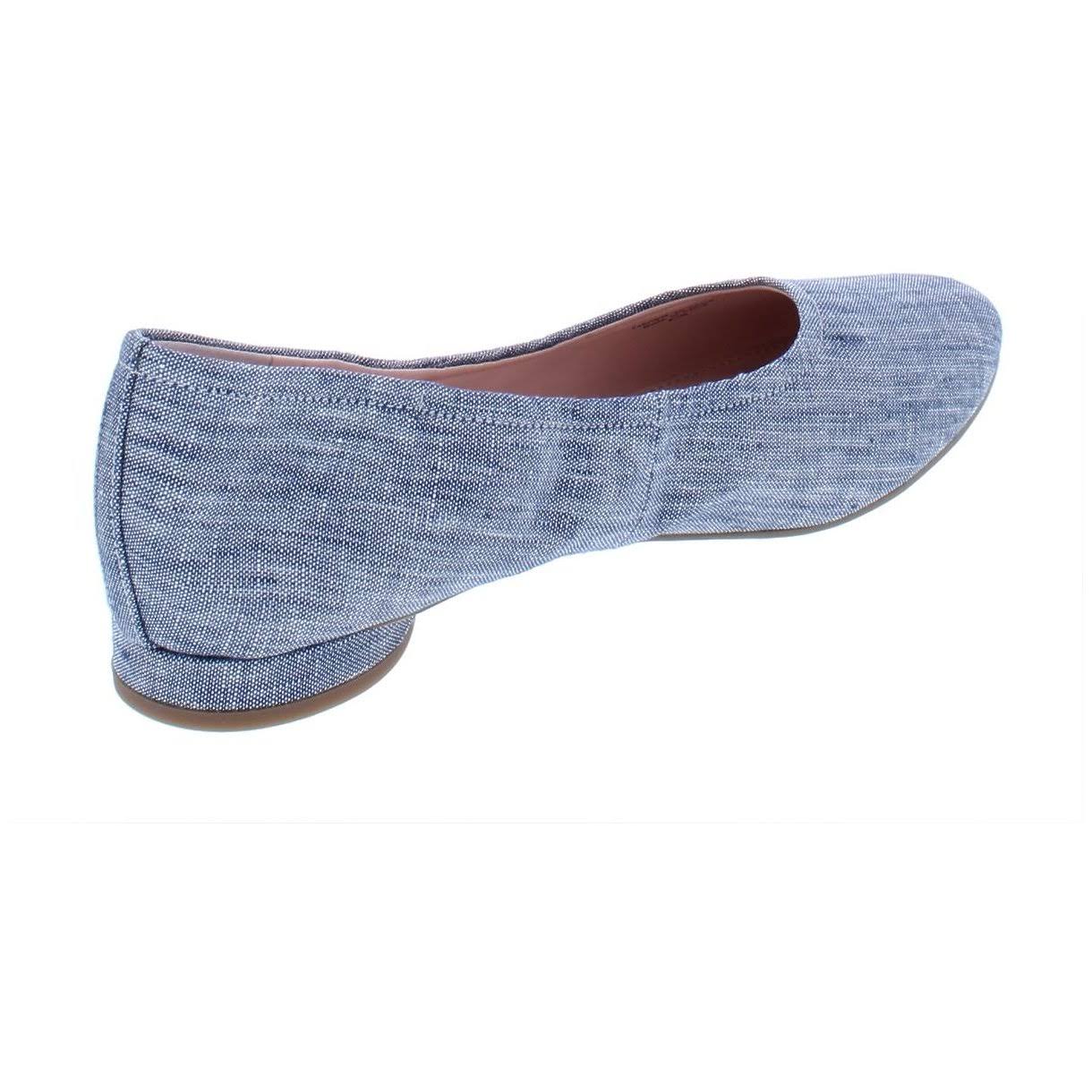 avec Les Filles Womens Myrina Denim Slip on Ballet Flats