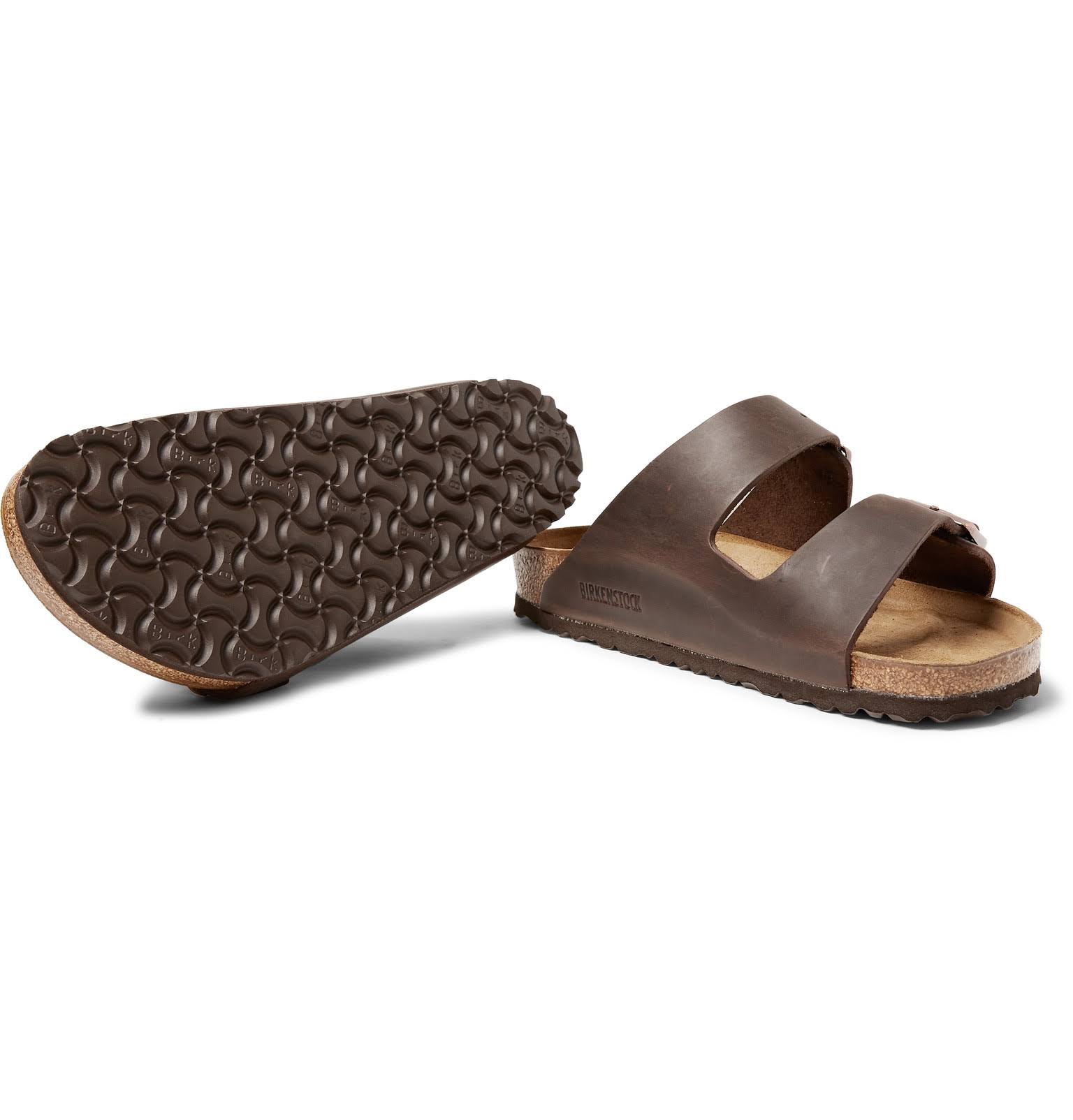 Birkenstock Leather Arizona Sandals - Habana