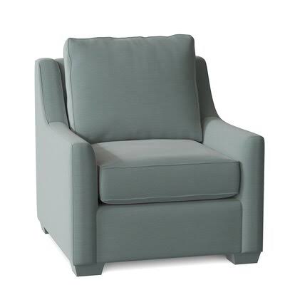 Birch Lane Godwin 33x22 Wide Armchair Body Fabric: Sunbrella Canvas Spa